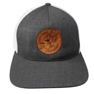 Dirty Hands Clean Money Snapback Trucker Hat Gray One Size Adjustable You Know.